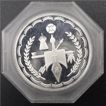 1974 Fine Silver Sovereign Nation Of The Comanche 24.7g Round