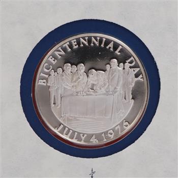 1976 Bicentennial Day Commemorative Silver Medal