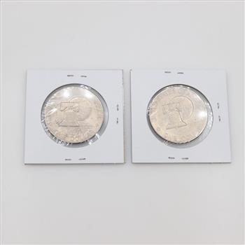 1976 Bicentennial Eisenhower Dollar, 2 Pieces