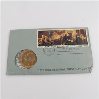 1976 Bicentennial First Day Cover With US Stamps