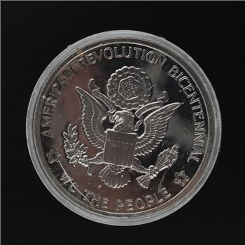 1976 US Bicentennial Of American Revolution Silver Proof Medal