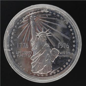 1976 US Bicentennial Of American Revolution Silver Proof Medal