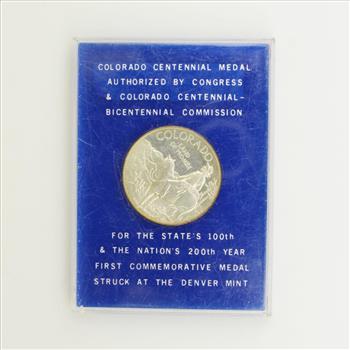 1976-D Colorado Centennial Silver Medal