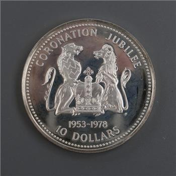 1978 Cook Islands Silver 10 Dollar Coin