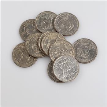 1979-P US Susan B. Anthony Dollar, 11 Pieces