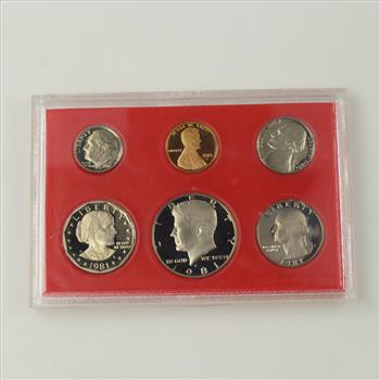 1980 And 1981 US Proof Sets