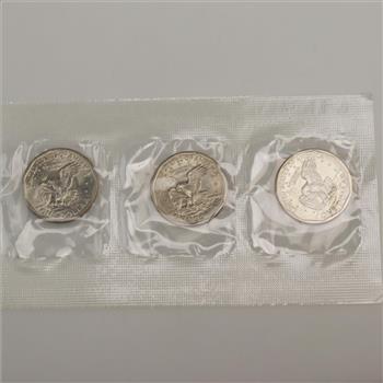 1980 Susan B. Anthony Dollar Set ; 3 Pieces