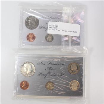 1981 & 2000 San Francisco Mint Proof Coin Sets, Comes With CoA