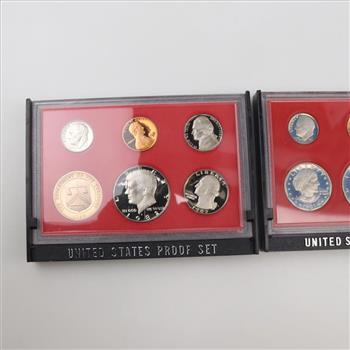 1981 And 1982 US Proof Coin Set
