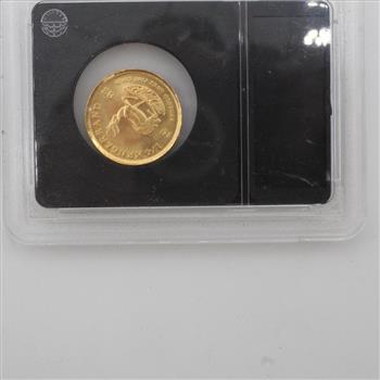 1982 South African 1/4 Krugerrand Gold Coin