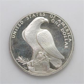 1984 Los Angeles Olympiad Silver Dollar Commemorative Coin