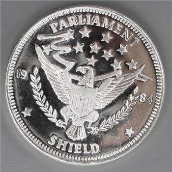 1984 Parliament Sheild Fine Silver 1 Troy Oz Round
