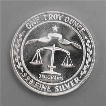 1984 Parliament Sheild Fine Silver 1 Troy Oz Round
