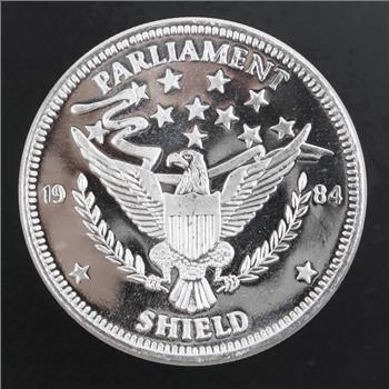 1984 Parliament Sheild Fine Silver 1 Troy Oz Round