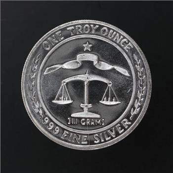 1984 Parliament Sheild Fine Silver 1 Troy Oz Round