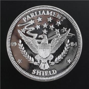 1984 Parliament Sheild Fine Silver 1 Troy Oz Round