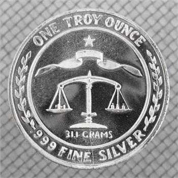 1984 Parliament Sheild Fine Silver 1 Troy Oz Round