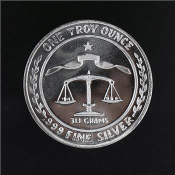 1984 Parliament Sheild Fine Silver 1 Troy Oz Round