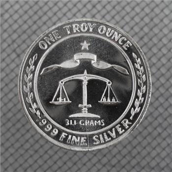 1984 Parliament Sheild Fine Silver 1 Troy Oz Round