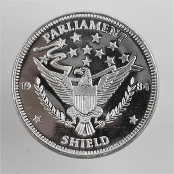 1984 Parliament Sheild Fine Silver 1 Troy Oz Round