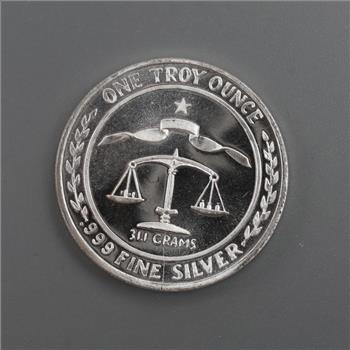 1984 Parliament Sheild Fine Silver 1 Troy Oz Round