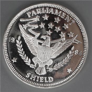 1984 Parliament Sheild Fine Silver 1 Troy Oz Round