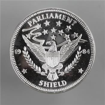 1984 Parliament Sheild Fine Silver 1 Troy Oz Round