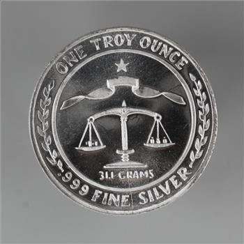 1984 Parliament Sheild Fine Silver 1 Troy Oz Round