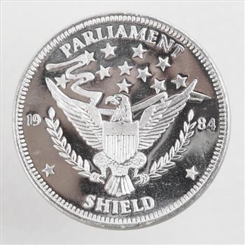 1984 Parliament Sheild Fine Silver 1 Troy Oz Round