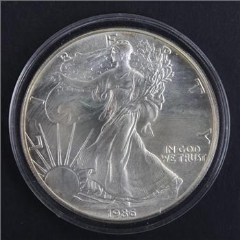1986 American Eagle Fine Silver 1oz Dollar
