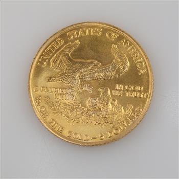 1986 US American Gold $5 Eagle 1/10oz
