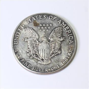 1987 1 Troy Oz. American Silver Eagle Dollar Coin