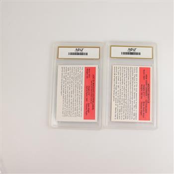 1987 Hygrade Baseball's All-Time Greats Trading Cards; 2 Pieces