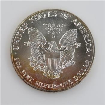 1987 US American Eagle Fine Silver Dollar 1oz