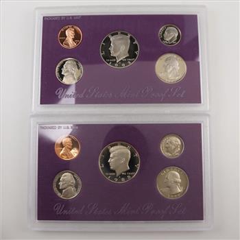 1988 And 1993 US Mint Proof Sets
