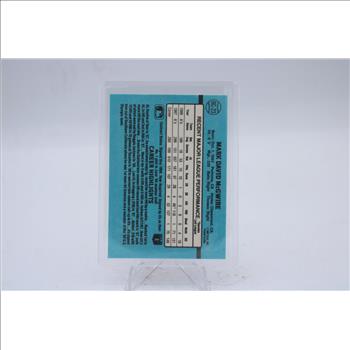 1988 Donruss Mark McGwire MVP Card #BC-23