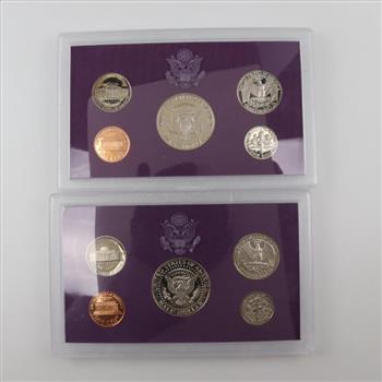 1988-S 1990-S US Proof Sets