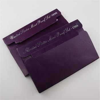 1988-S 1990-S US Proof Sets