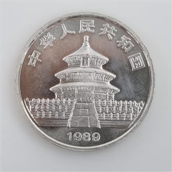 1989 Fine Silver Panda 1oz Round