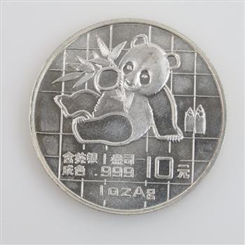 1989 Fine Silver Panda 1oz Round