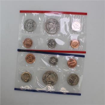 1989 Uncirculated Coin Set, 2 Pieces
