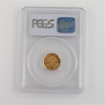 1990 American Eagle 1/10oz Fine Gold $5 Coin