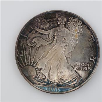 1990 American Eagle Fine Silver Dollar 1oz