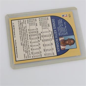 1990 Dennis Rodman NBA Hoops, #109 Defensive Player Of The Year