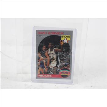 1990 NBA Hoops David Robinson Rookie Card #270