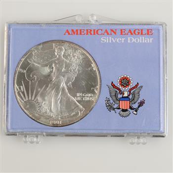 1991 American Eagle Fine Silver 1oz Dollar