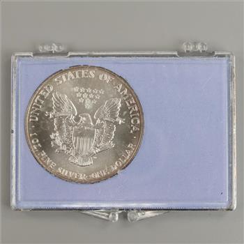 1991 American Eagle Fine Silver 1oz Dollar