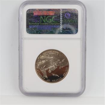 1991-1995 PF69 WWII 50th Anniversary Half Dollar NGC Ultra Cameo