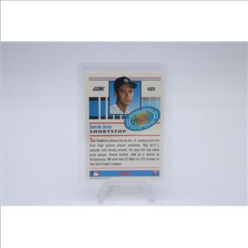 1993 Score Derek Jeter Rookie Card #489