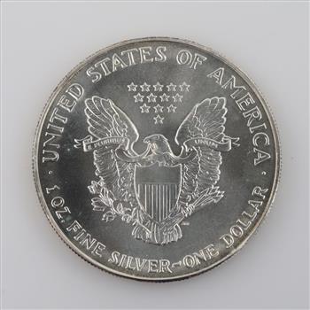 1993 US American Eagle Fine Silver Dollar 1oz